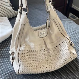 White coach purse and wallet
